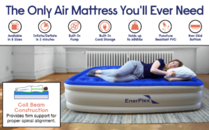 best air mattress with foam EnerPlex 