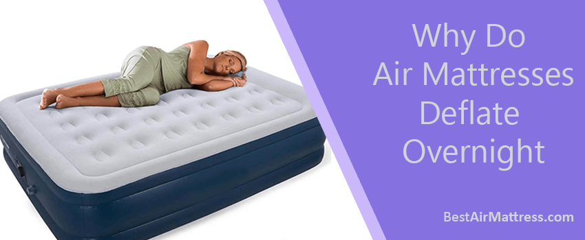 newair mattress loses air overnight